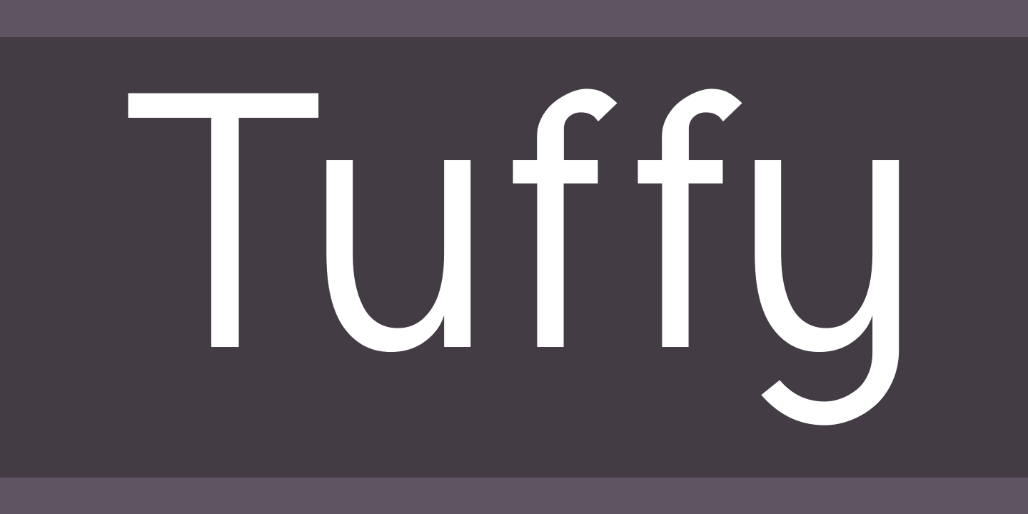 Font Tuffy